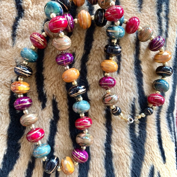 Necklace Beads Multicolor Designer Fashion Jewlery - Picture 3 of 8